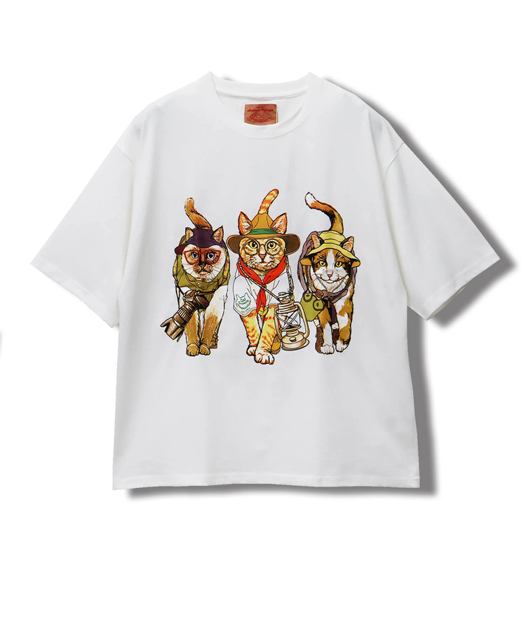 CORISCO(コリスコ) |CORISCOアニマルキャンプ柄TEE(MENS)(WOMENS)
