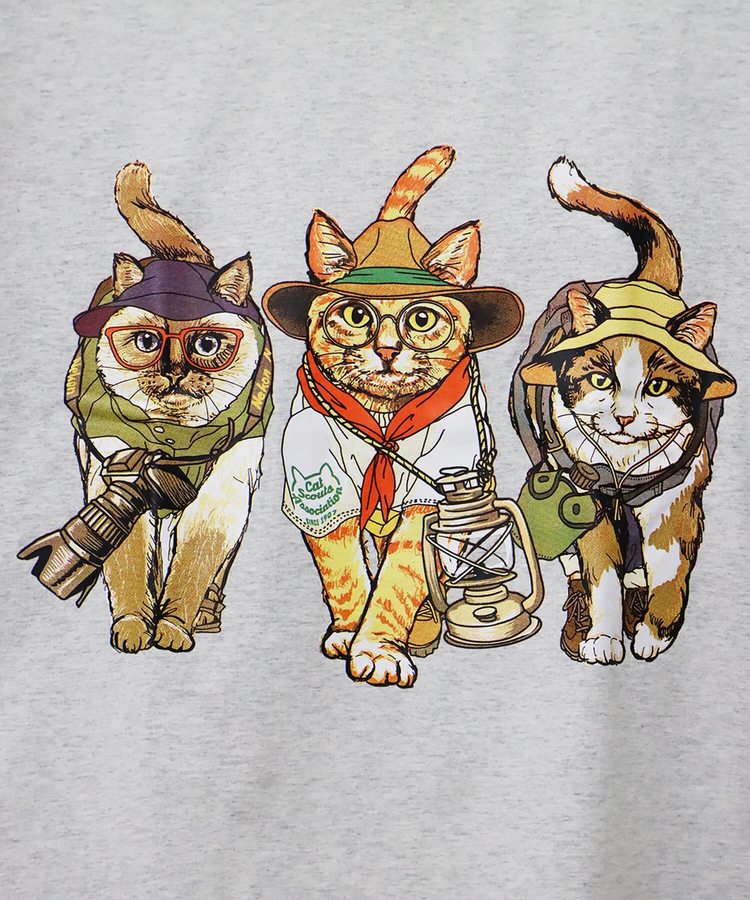 CORISCO(コリスコ) |CORISCOアニマルキャンプ柄TEE(MENS)(WOMENS)