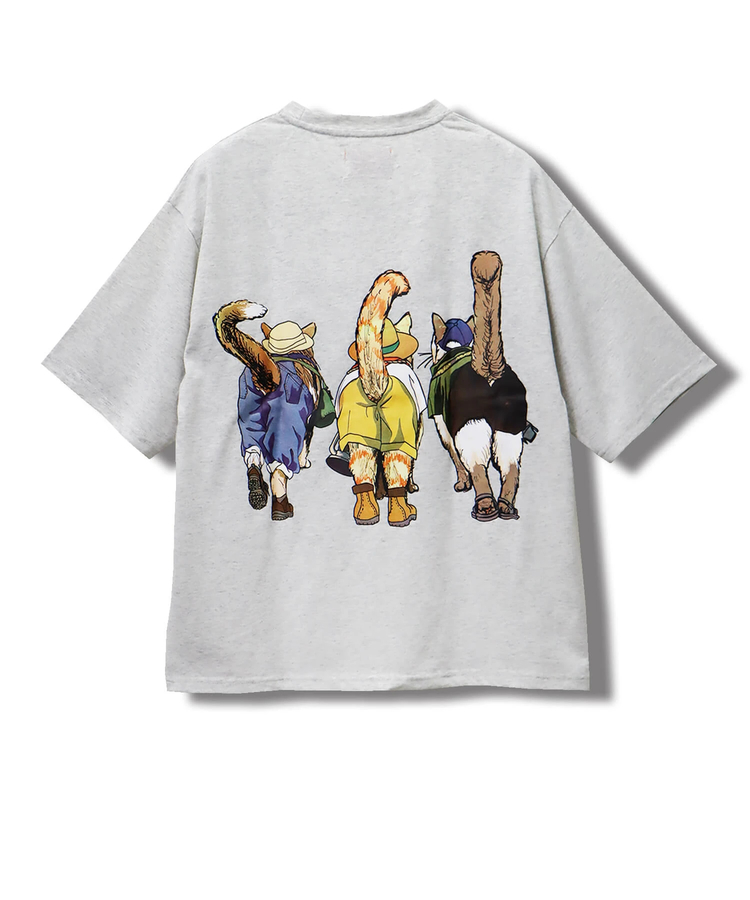 CORISCO(コリスコ) |CORISCOアニマルキャンプ柄TEE(MENS)(WOMENS)