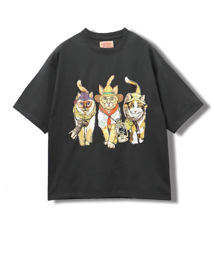 CORISCO(コリスコ) |CORISCOアニマルキャンプ柄TEE(MENS)(WOMENS)