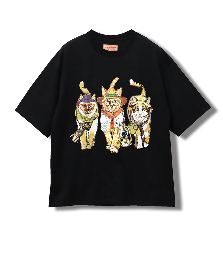 CORISCO(コリスコ) |CORISCOアニマルキャンプ柄TEE(MENS)(WOMENS)