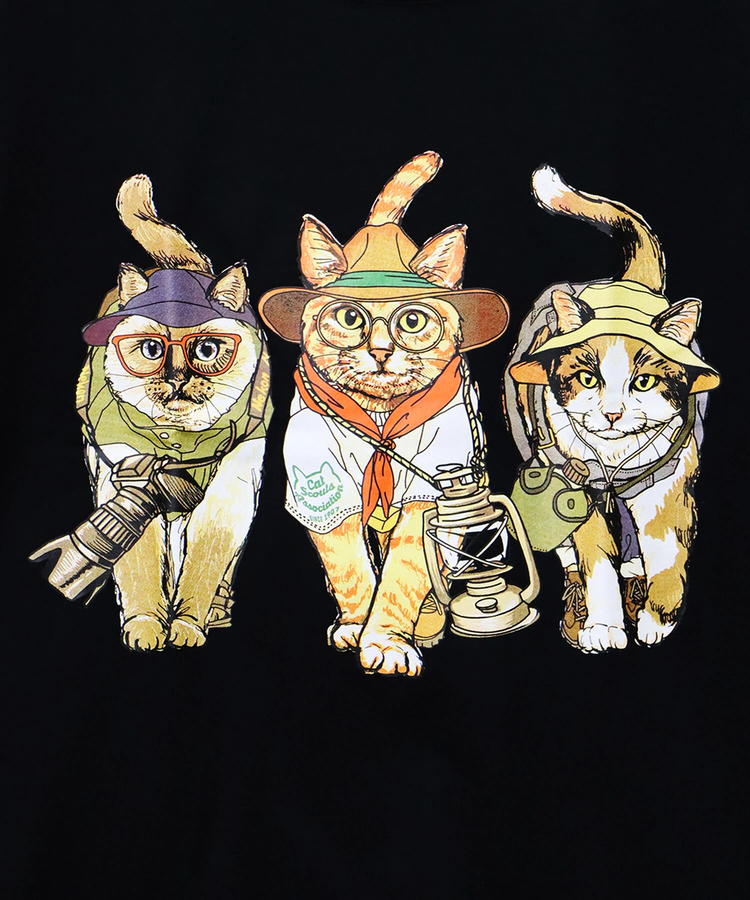CORISCO(コリスコ) |CORISCOアニマルキャンプ柄TEE(MENS)(WOMENS)