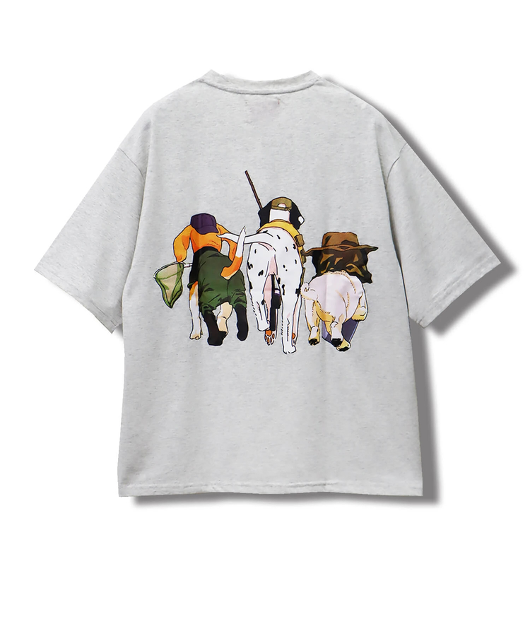 CORISCOアニマルキャンプ柄TEE(MENS)(WOMENS)｜ファッション通販