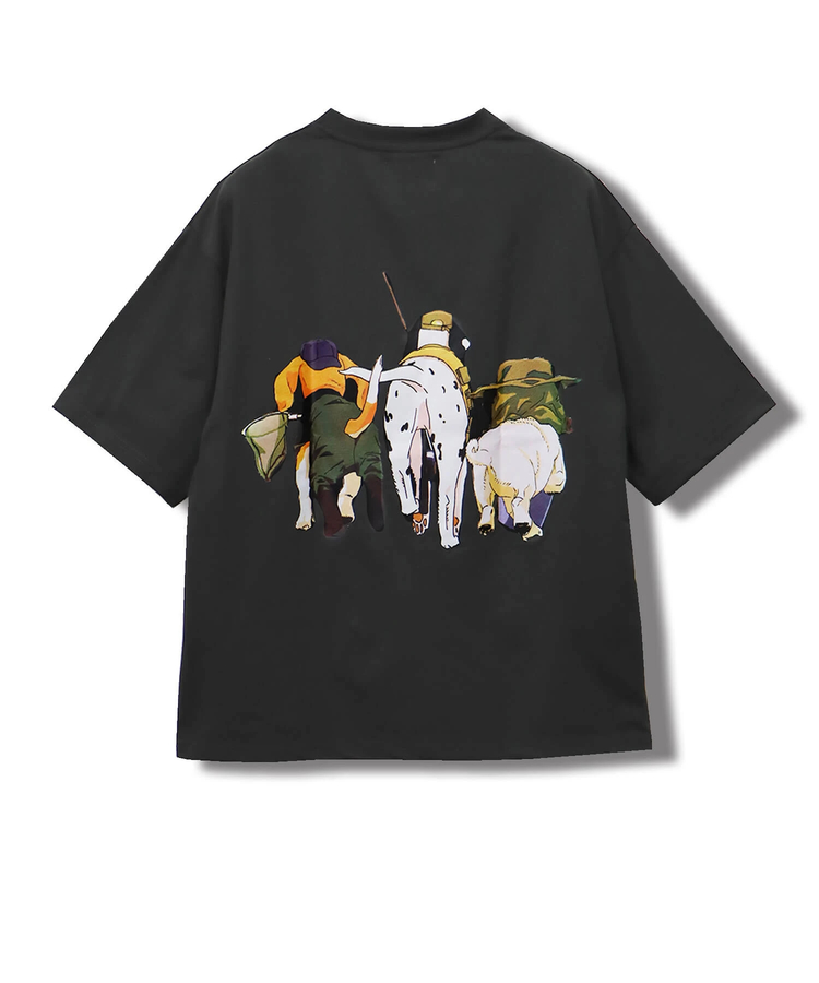 CORISCO(コリスコ) |CORISCOアニマルキャンプ柄TEE(MENS)(WOMENS)