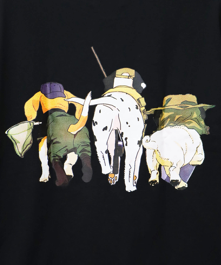 CORISCO(コリスコ) |CORISCOアニマルキャンプ柄TEE(MENS)(WOMENS)