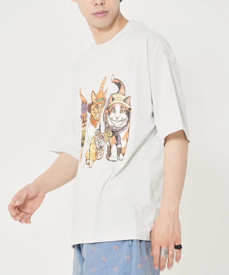 CORISCO(コリスコ) |CORISCOアニマルキャンプ柄TEE(MENS)(WOMENS)