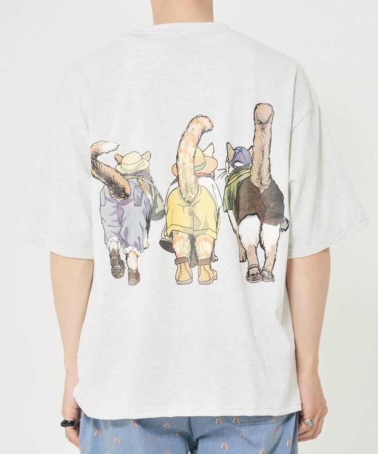 CORISCO(コリスコ) |CORISCOアニマルキャンプ柄TEE(MENS)(WOMENS)
