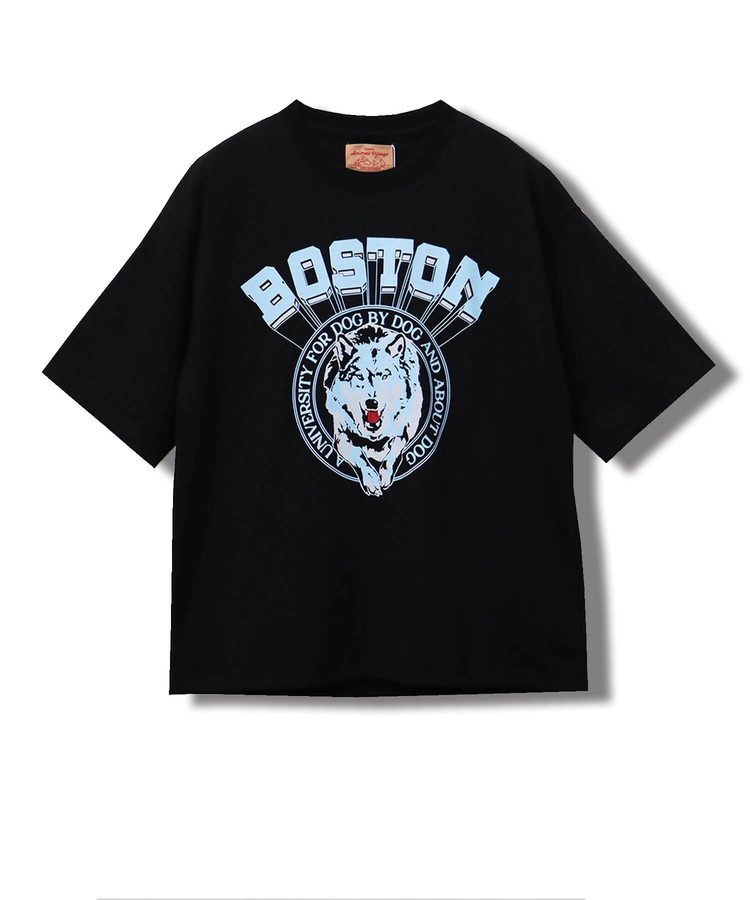 CORISCO(コリスコ) |CORISCOアニマルカレッジ柄TEE(MENS)(WOMENS)