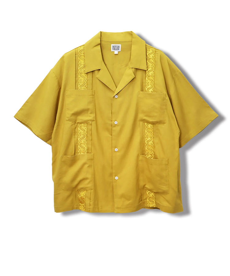 CORISCO(コリスコ) |ROUGH TRADE麻レーヨンキューバシャツ(MENS)(WOMENS)