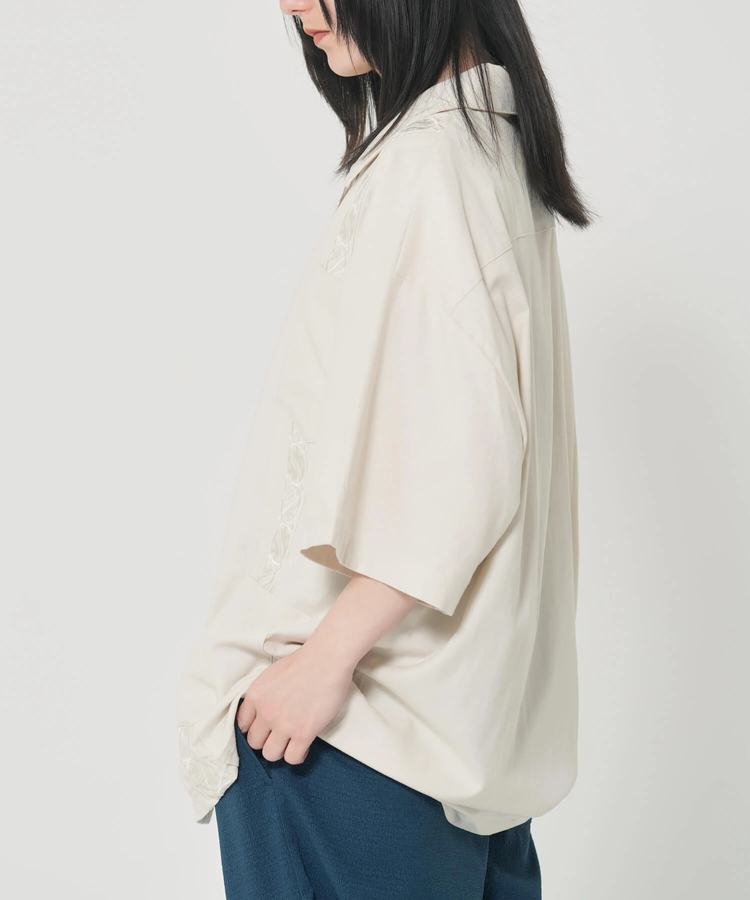 CORISCO(コリスコ) |ROUGH TRADE麻レーヨンキューバシャツ(MENS)(WOMENS)