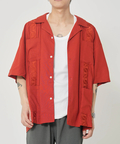 CORISCO(コリスコ) |ROUGH TRADE麻レーヨンキューバシャツ(MENS)(WOMENS)