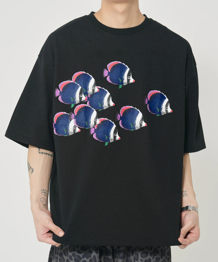 CORISCO(コリスコ) |CORISCO熱帯魚柄TEE(MENS)(WOMENS)