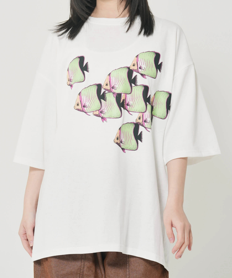 CORISCO(コリスコ) |CORISCO熱帯魚柄TEE(MENS)(WOMENS)