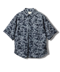 CORISCO(コリスコ) |CORISCOカットサッカー総柄プリント半袖シャツ(MENS)(WOMENS)