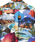CORISCO(コリスコ) |CORISCOカットサッカー総柄プリント半袖シャツ(MENS)(WOMENS)