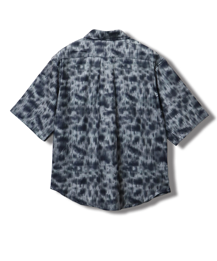 CORISCO(コリスコ) |CORISCOカットサッカー総柄プリント半袖シャツ(MENS)(WOMENS)
