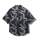 CORISCO(コリスコ) |CORISCOカットサッカー総柄プリント半袖シャツ(MENS)(WOMENS)