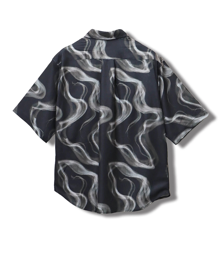 CORISCO(コリスコ) |CORISCOカットサッカー総柄プリント半袖シャツ(MENS)(WOMENS)