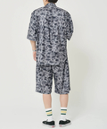 CORISCO(コリスコ) |CORISCOカットサッカー総柄プリント半袖シャツ(MENS)(WOMENS)