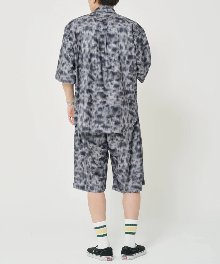 CORISCO(コリスコ) |CORISCOカットサッカー総柄プリント半袖シャツ(MENS)(WOMENS)