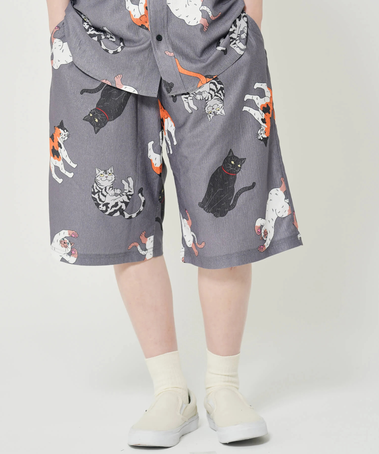CORISCO(コリスコ) |CORISCOカットサッカー総柄プリントショーツ(MENS)(WOMENS)