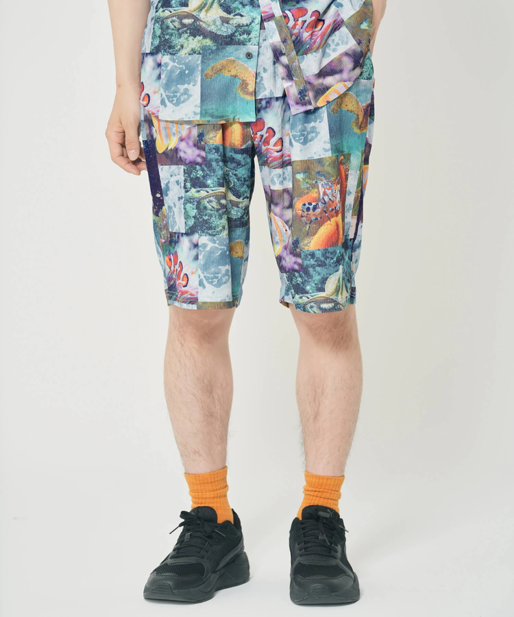 CORISCO(コリスコ) |CORISCOカットサッカー総柄プリントショーツ(MENS)(WOMENS)