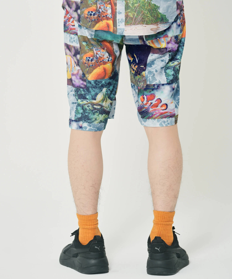 CORISCO(コリスコ) |CORISCOカットサッカー総柄プリントショーツ(MENS)(WOMENS)