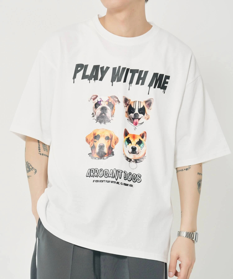 CORISCO(コリスコ) |CORISCOアニマルROCK柄Tシャツ(MENS)(WOMENS)