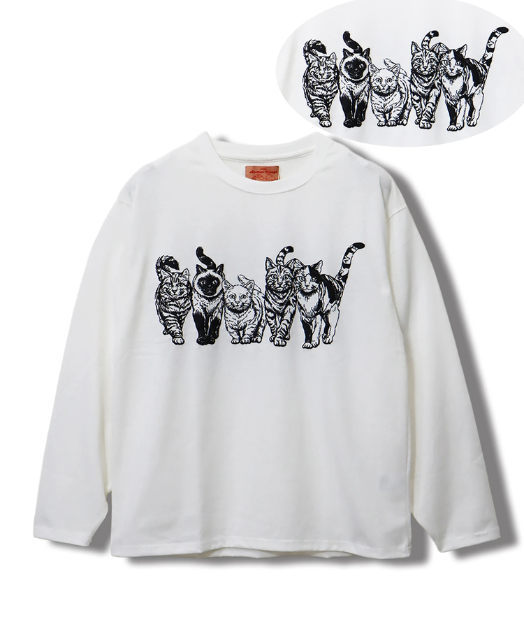 CORISCO(コリスコ) |CORISCOモノトーンアニマル柄ロンTEE(MENS/WOMENS)