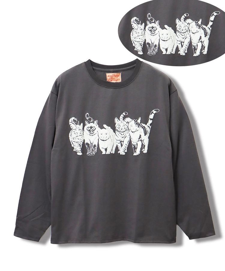 CORISCO(コリスコ) |CORISCOモノトーンアニマル柄ロンTEE(MENS/WOMENS)