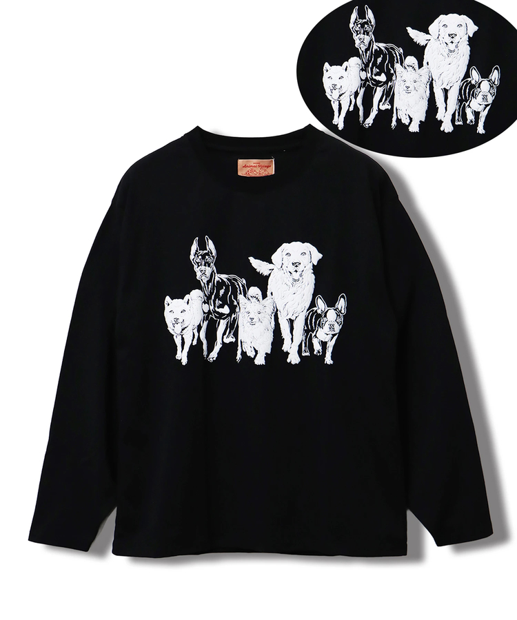 CORISCO(コリスコ) |CORISCOモノトーンアニマル柄ロンTEE(MENS/WOMENS)