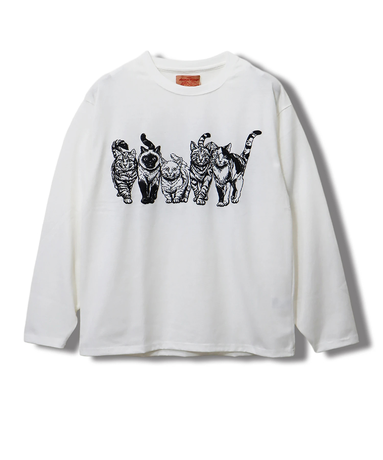 CORISCO(コリスコ) |CORISCOモノトーンアニマル柄ロンTEE(MENS/WOMENS)