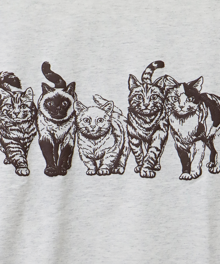 CORISCO(コリスコ) |CORISCOモノトーンアニマル柄ロンTEE(MENS/WOMENS)