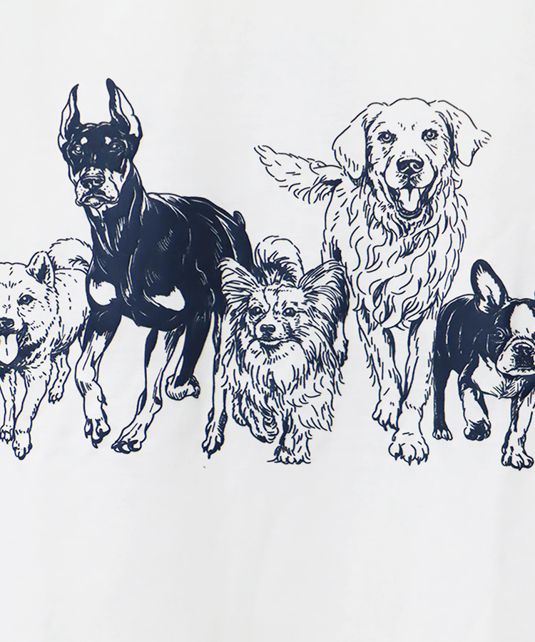 CORISCO(コリスコ) |CORISCOモノトーンアニマル柄ロンTEE(MENS/WOMENS)