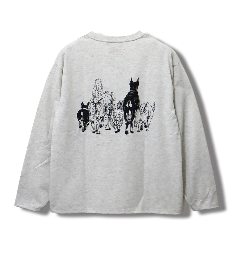 CORISCO(コリスコ) |CORISCOモノトーンアニマル柄ロンTEE(MENS/WOMENS)