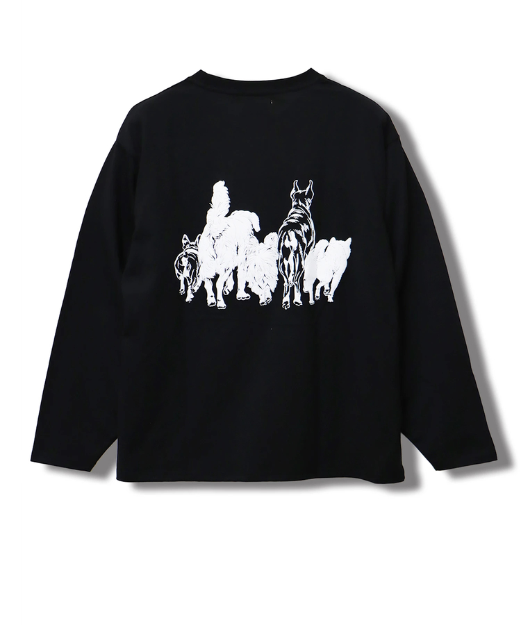 CORISCO(コリスコ) |CORISCOモノトーンアニマル柄ロンTEE(MENS/WOMENS)