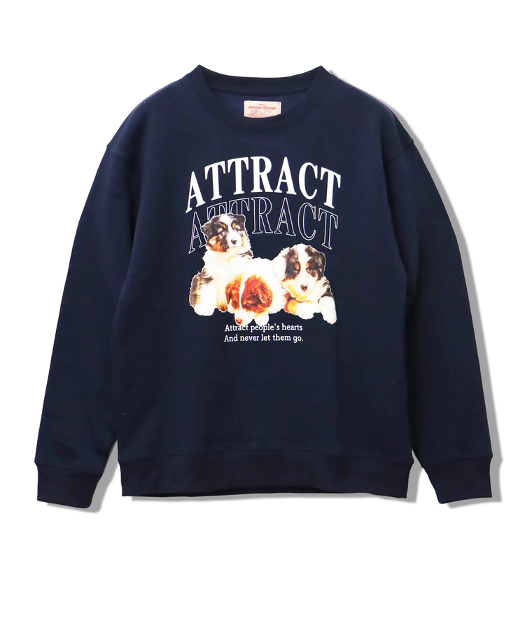 CORISCO(コリスコ) |裏起毛アニマル柄トレーナー(FASCINATE)（MENS/WOMENS)