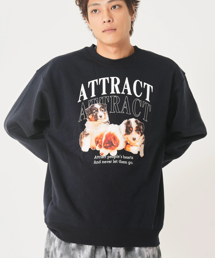 CORISCO(コリスコ) |裏起毛アニマル柄トレーナー(FASCINATE)（MENS/WOMENS)