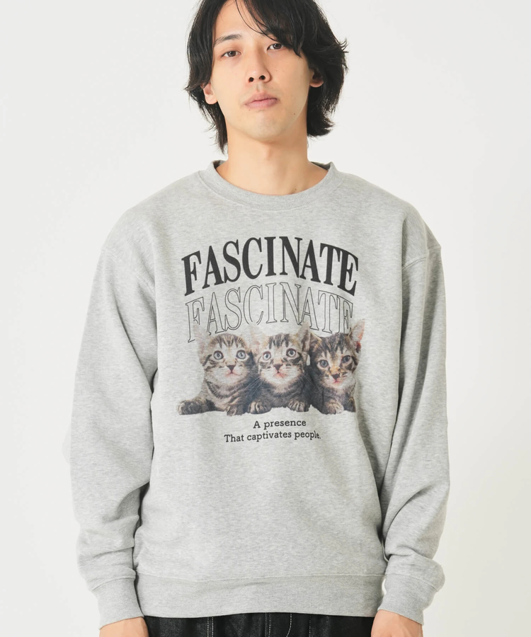 CORISCO(コリスコ) |裏起毛アニマル柄トレーナー(FASCINATE)（MENS/WOMENS)