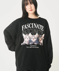 CORISCO(コリスコ) |裏起毛アニマル柄トレーナー(FASCINATE)（MENS/WOMENS)