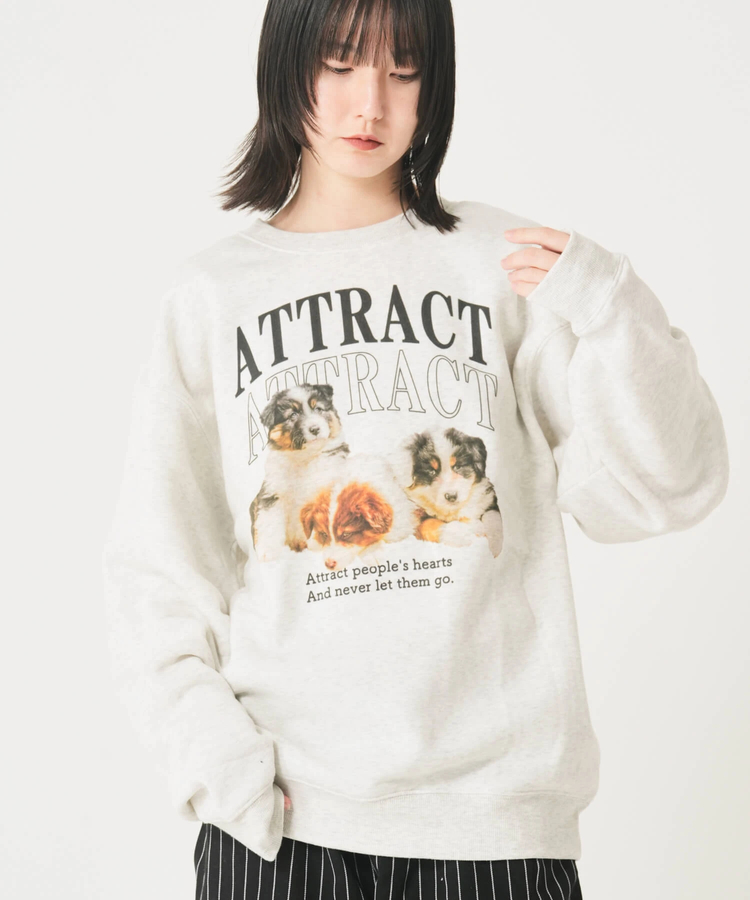 CORISCO(コリスコ) |裏起毛アニマル柄トレーナー(FASCINATE)（MENS/WOMENS)