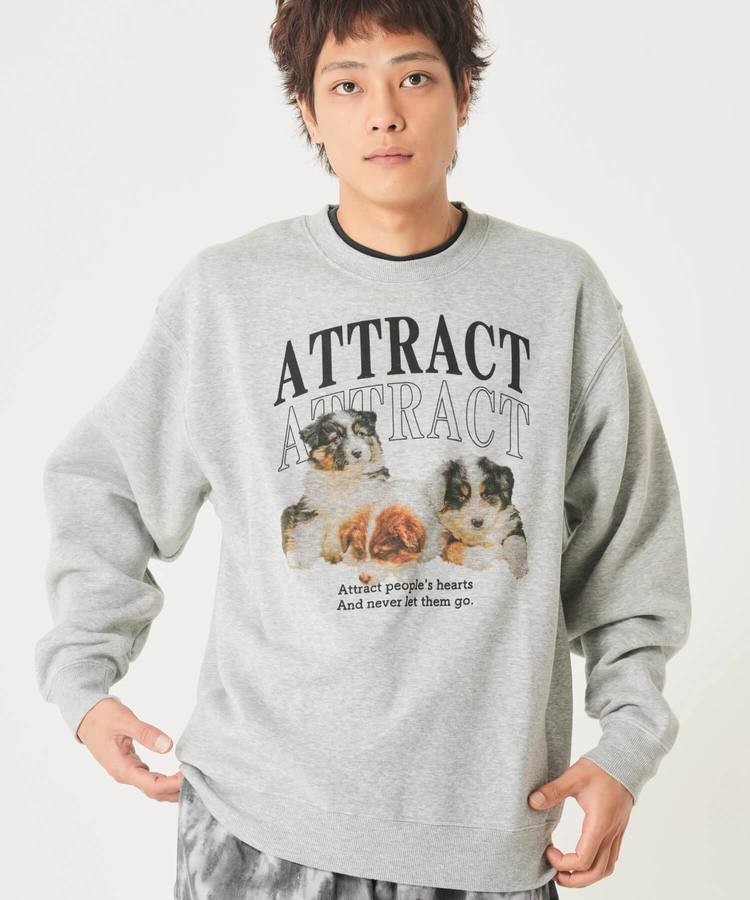 CORISCO(コリスコ) |裏起毛アニマル柄トレーナー(FASCINATE)（MENS/WOMENS)