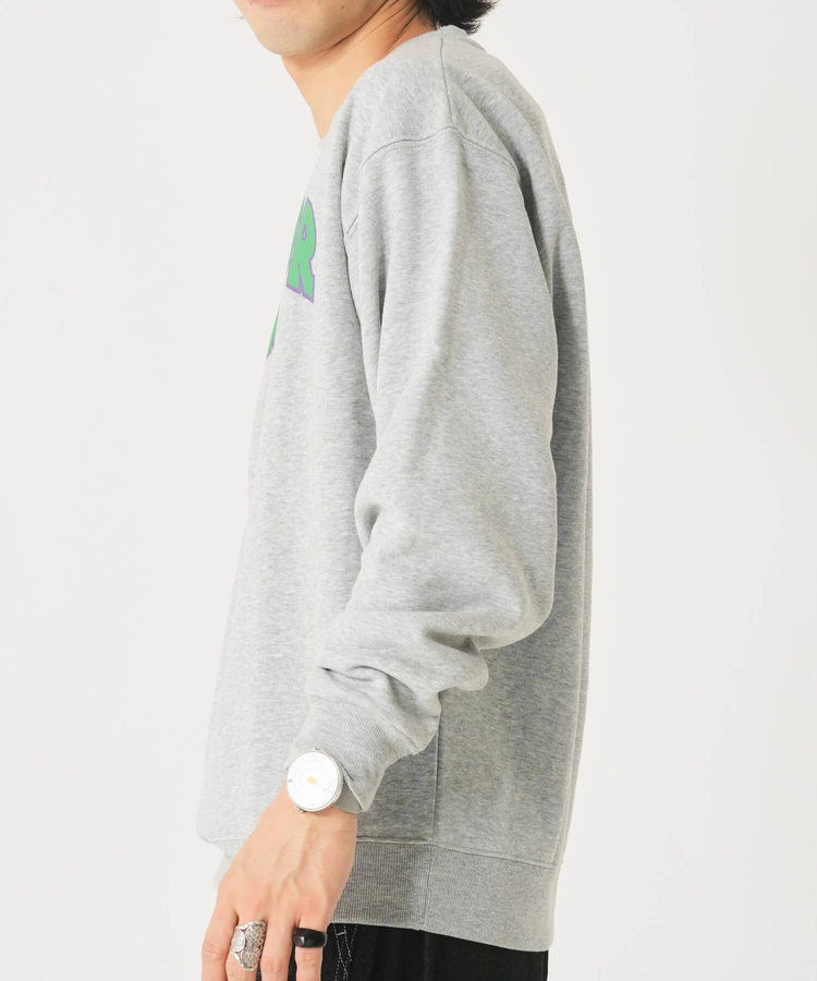 CORISCO(コリスコ) |裏起毛カレッジワッペンアニマル柄トレーナー（MENS/WOMENS)