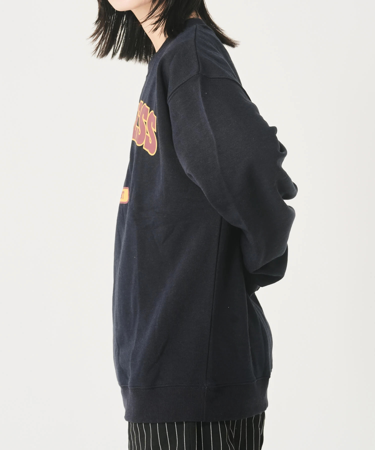 CORISCO(コリスコ) |裏起毛カレッジワッペンアニマル柄トレーナー（MENS/WOMENS)