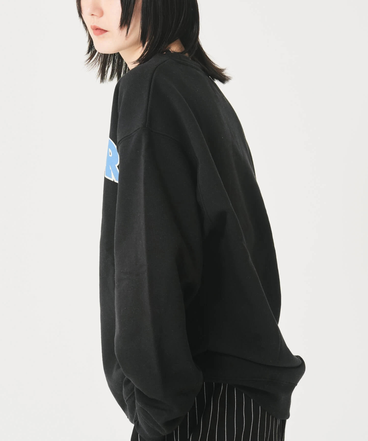 CORISCO(コリスコ) |裏起毛カレッジワッペンアニマル柄トレーナー（MENS/WOMENS)