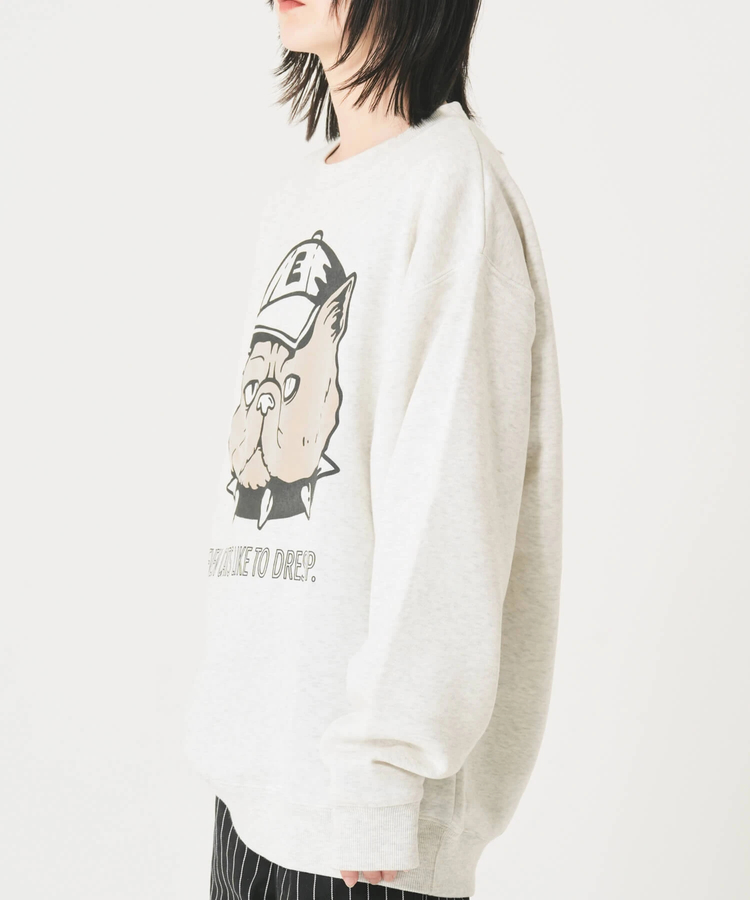 CORISCO(コリスコ) |裏起毛キャップアニマル柄トレーナー（MENS/WOMENS)