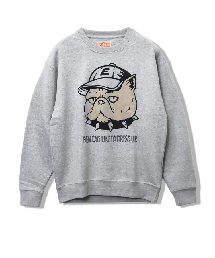 CORISCO(コリスコ) |裏起毛キャップアニマル柄トレーナー（MENS/WOMENS)