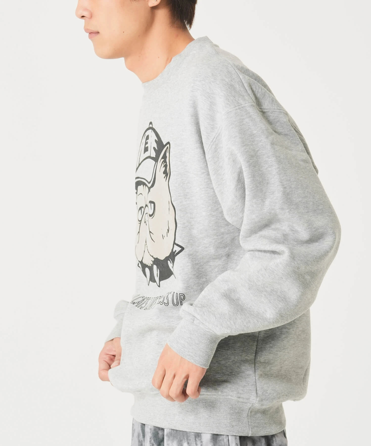 CORISCO(コリスコ) |裏起毛キャップアニマル柄トレーナー（MENS/WOMENS)