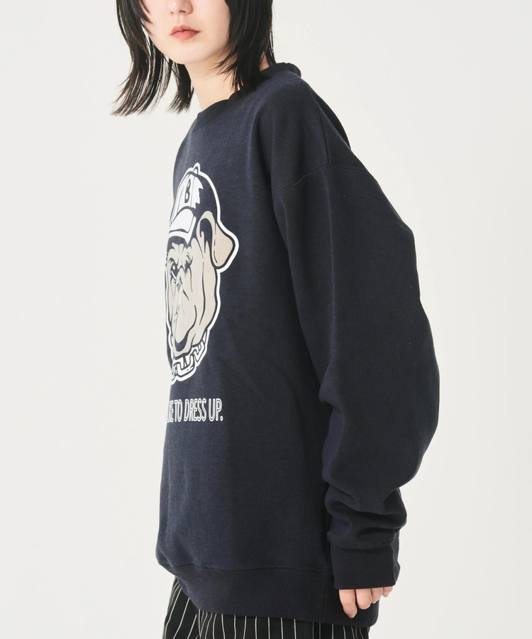 CORISCO(コリスコ) |裏起毛キャップアニマル柄トレーナー（MENS/WOMENS)