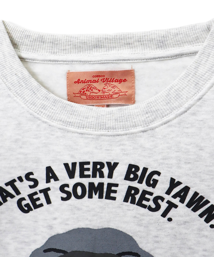 CORISCO(コリスコ) |裏起毛マウスアニマル柄トレーナー（MENS/WOMENS)